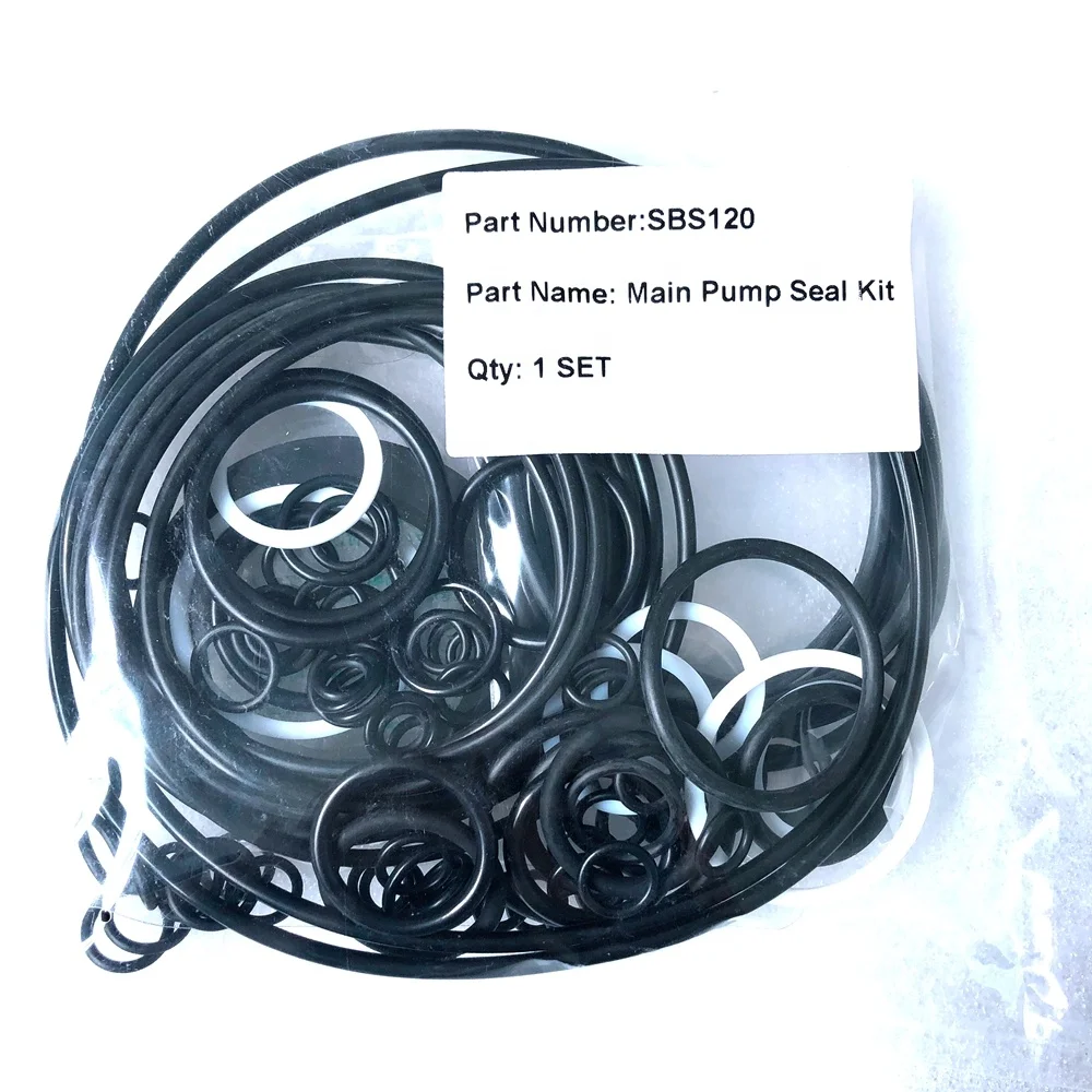 Factory Price SBS120 Pump Repair Kits For Excavator 320D 320DL Hydraulic Main Pump Rubber Oil Seal 3 Months Warranty