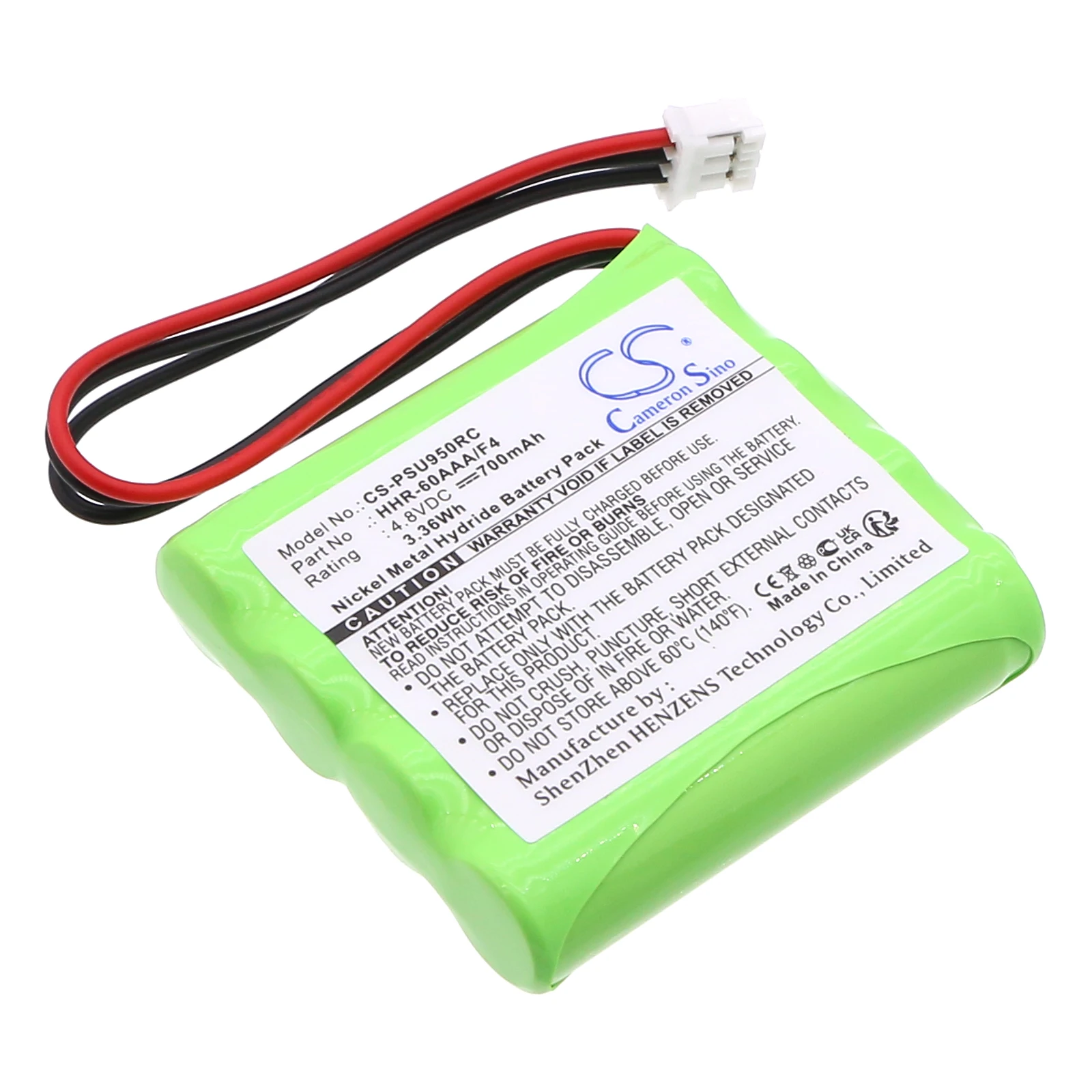 Batería de control remoto Ni-MH para Philips, 4.8V 700mAh, modelos compatibles: Pronto RU950, Pronto RU960, Pronto RU970, Pronto RU980