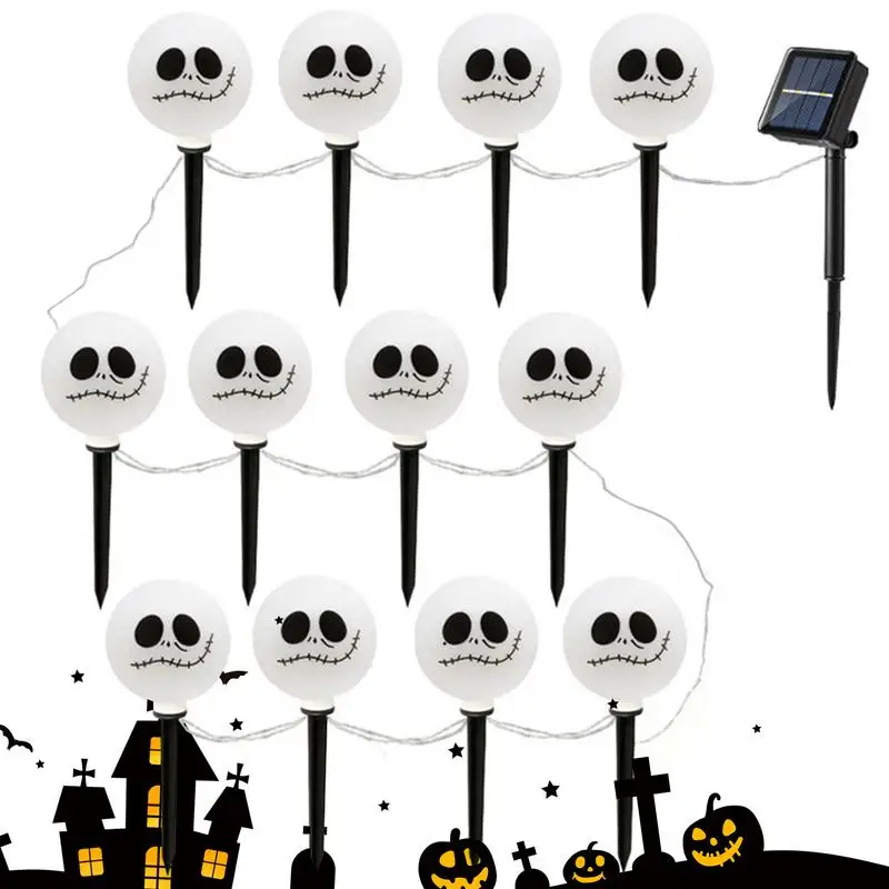 

Halloween Garden Stake Lights Halloween Solar Lights Waterproof Ghost Pathway Lights Halloween Pathway Lights Halloween Yard