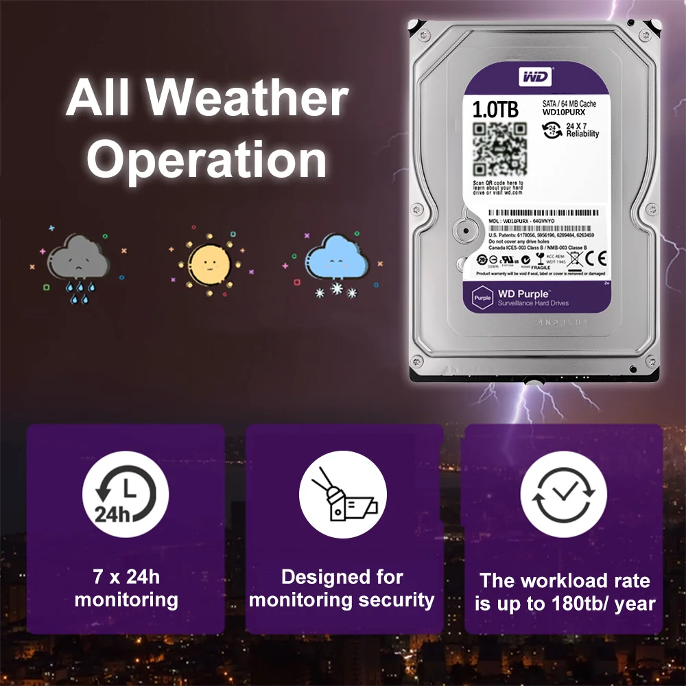 Disco rigido MTStar 64M Cache - Cctv Hard Drive 4Tb Surveillance recensione e prezzo