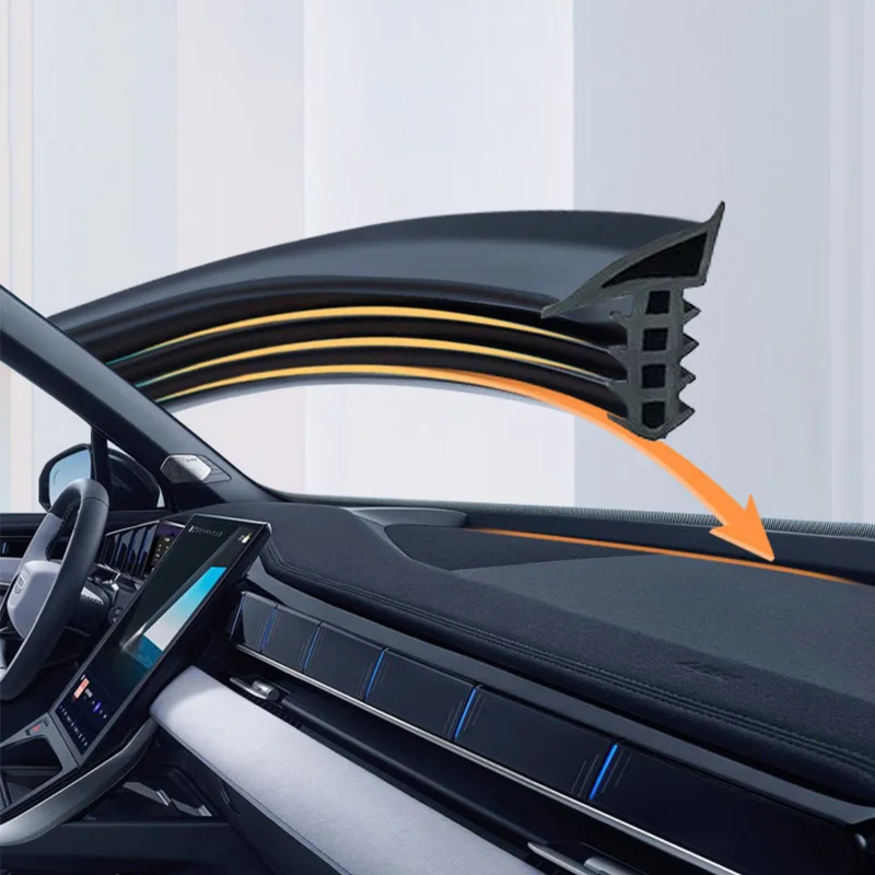 

Уплотнительная лента для приборной панели автомобиля, шумоизоляционные резиновые полоски, универсальные уплотнительные аксессуары для автомобильных наклеек, детали интерьера