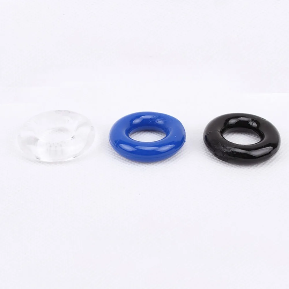 3pcs Durable Penis Ring Erectile Stay Hard Cock Rings Sex Toys for Men Delay Ejaculation Dick Rings Adult Sex Penis Delay Ring