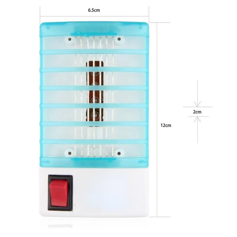 Mini lámpara eléctrica antimosquitos, repelente de plagas, lámpara LED, trampa para insectos, repelente de mosquitos