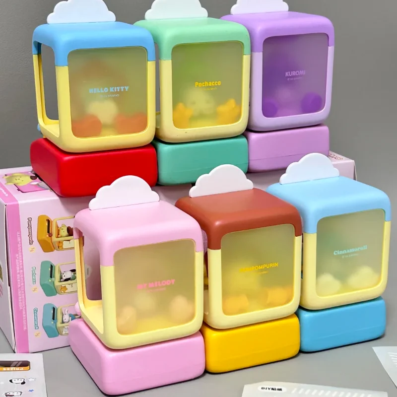 Original Sanrio Characters Rocking Doll Machine Series Blind Box My Melody Kuromi Cute Ornaments Desktop Toys Girl Holiday Gift - Image 2