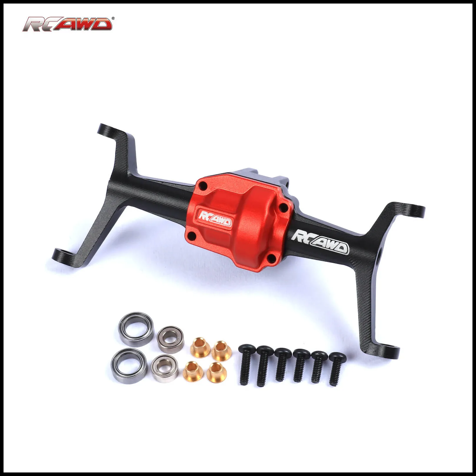 RCAWD Aluminum Alloy Front Axle housing for Hobby Plus 1/18 CR18P Rock Van & Trail Hunter Upgrades Parts