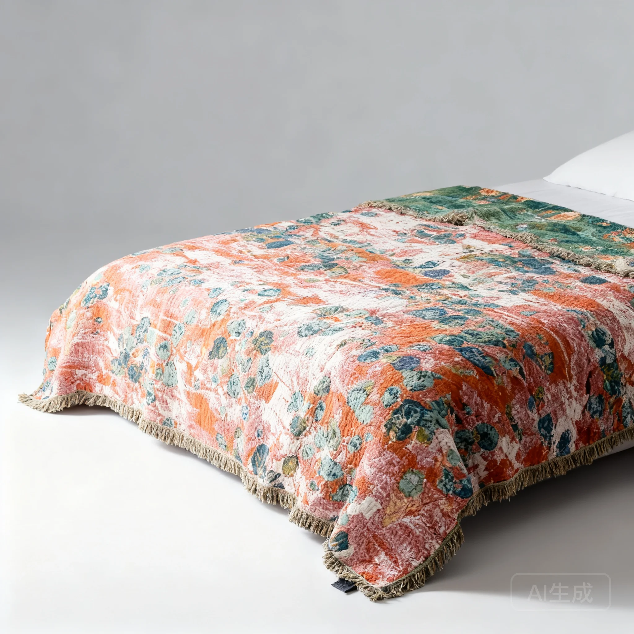 floral-printed-100-cotton-gauze-towel-blanket-lightweight-quilt-for-bed-couch-office-nap-multifunctional，-all-season