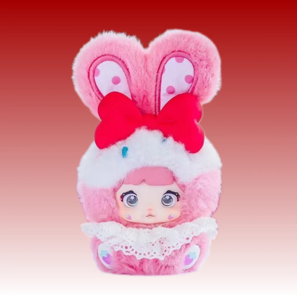 Genuine Authentic Nommi Sweet Heart Rabbit Plush Doll Toy Trendy Blind Box Surprise Soft Stuffed Animal Ornament Mystery Box