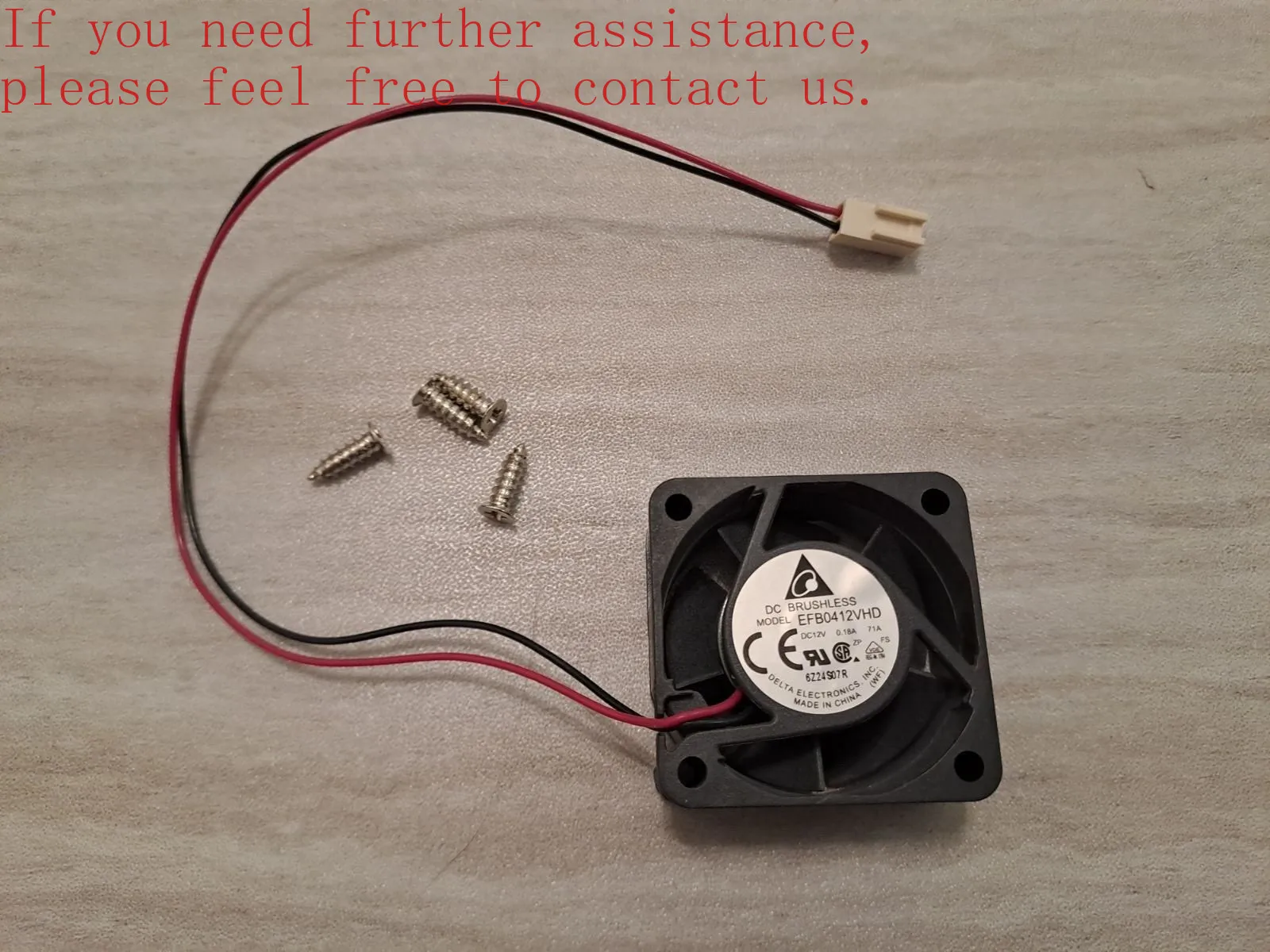 

Для охлаждающего вентилятора Unifi Edge Switch ES-24-250W ES-24-500W ES-48-500W ES-48-750W 2 контакта -