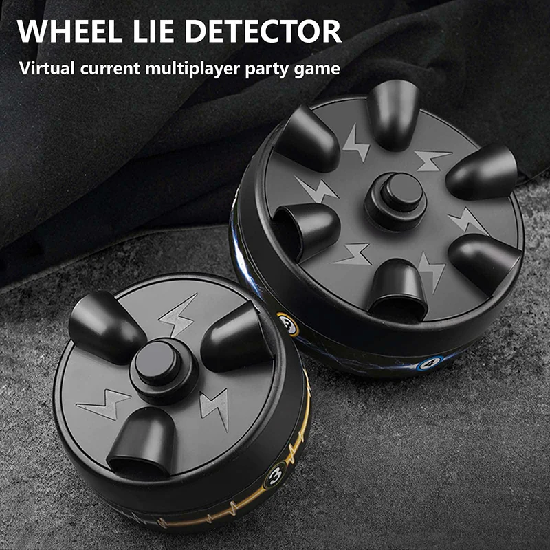 Schockierendes Roulette-Lügendetektor-Elektro-Fingerspiel für Kinder und Erwachsene – Soziales Interaktionsspiel „Wahrheit oder Pflicht“