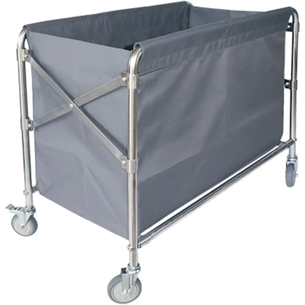 

Серая сверхмощная тележка на колесиках емкостью 200 кг для стирки, чистки и хранения вещей