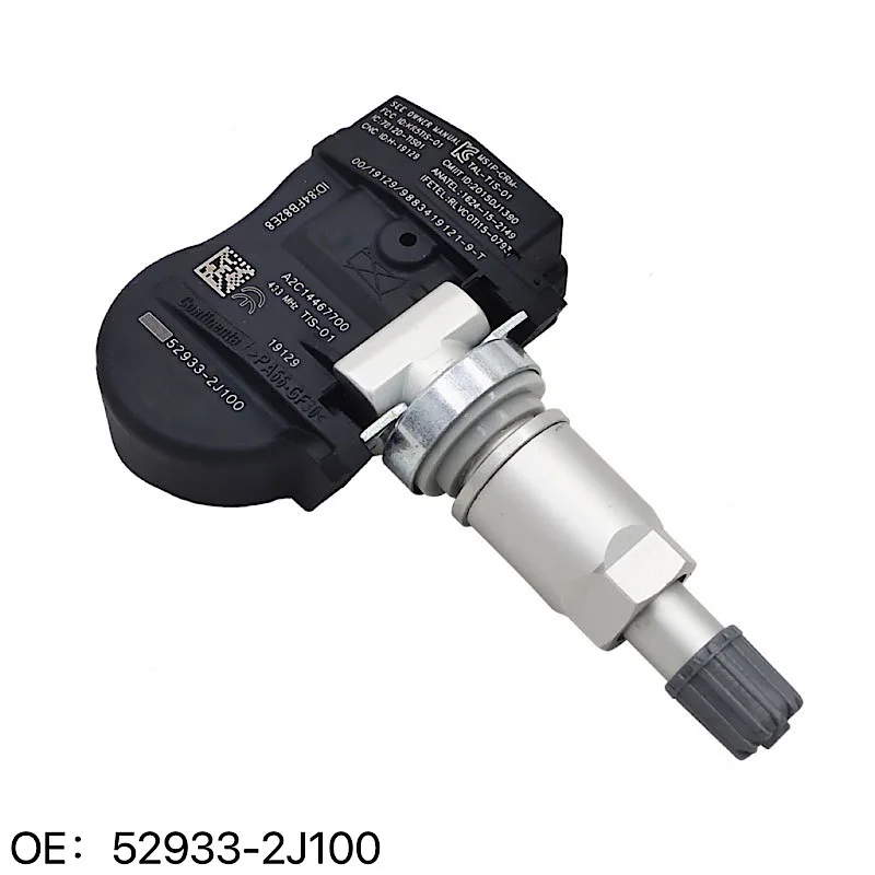 

TPMS OE 52933-2J100 529332J100 датчик контроля давления в шинах 433 МГц для Kia Sorento 2017 2018,Hyundai-Verna Solaris