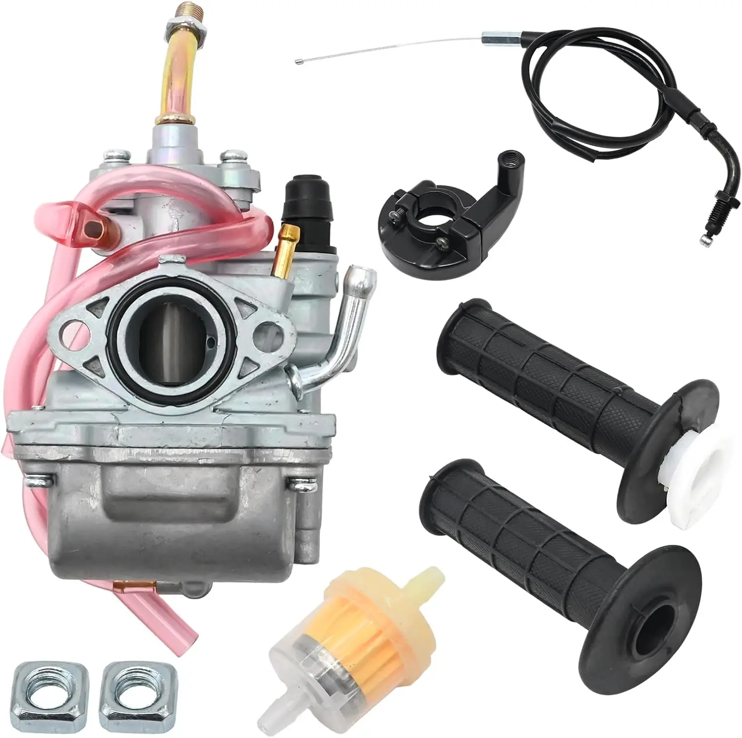 TTR90 Carburetor Replacement for Yamaha TTR90 2000-2003 TTR90E 2003-2006, 5HN-14101-00-00 5HN-14101-10-00 Carb With Handle Grip