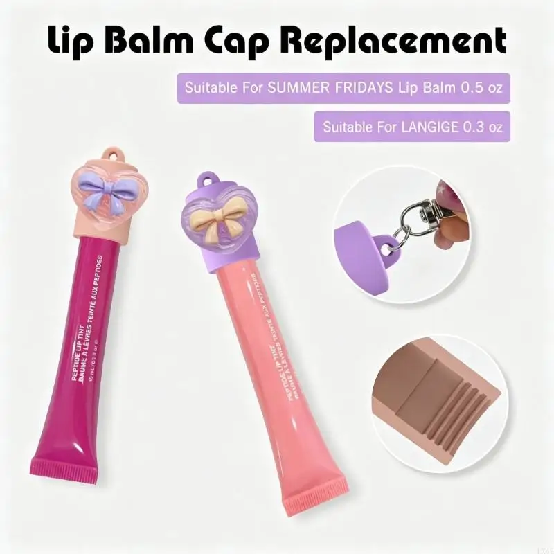  Small Resin Lipsticks Case With Bowknot Design For Handbag Decoration