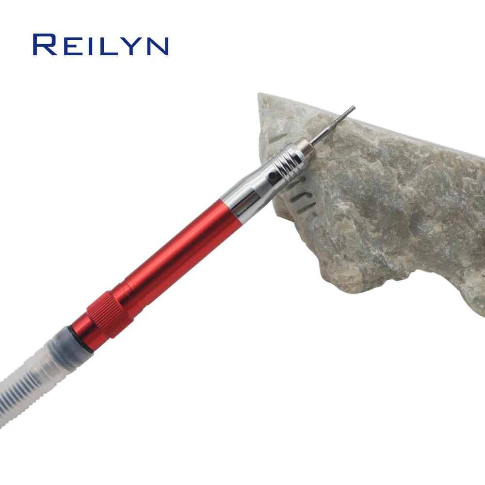 Reilyn Micro Pencil Die Grinder High Speed Air Polisher Engraving Machine Professional Pneumatic Wind Grinder Grinding Tool