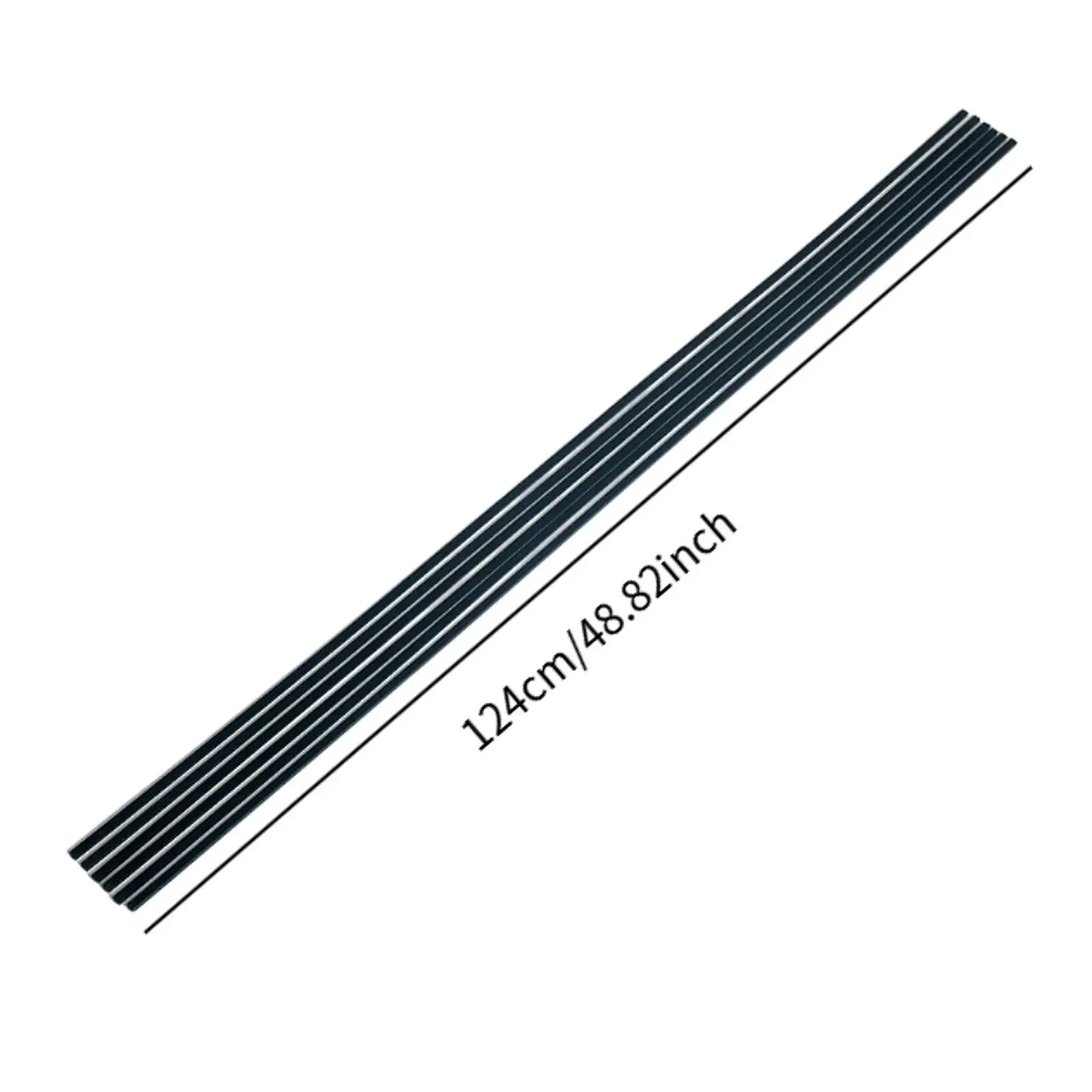 6x Pool Table Edge Strips Cloth Repair Trim Strips for Snooker Replace Black