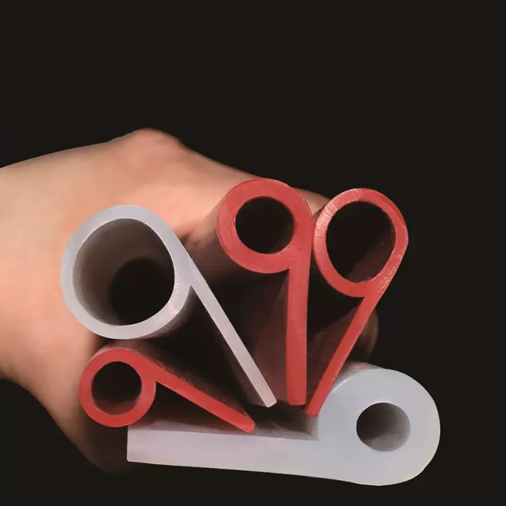 Oven Steam Door Window P Shape Silicone Sealing Strip High Temperature Foamed Rubber Bar 9 Type High Quality Weatherstrip Parts