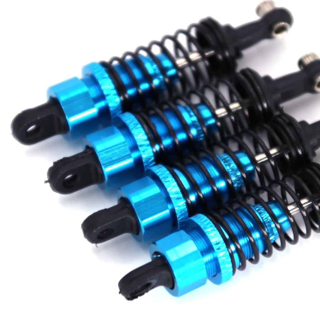 الألومنيوم امتصاص الصدمات تجميعها استبدال ، A949-55 ل 1/18 WLtoys A959 RC سيارة ، A969 A979 K929 ، ترقية أجزاء ، الأزرق ، 4 قطعة