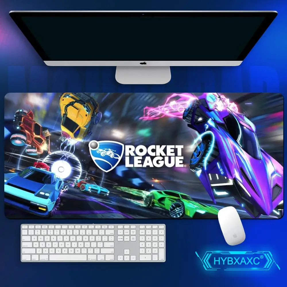 R-Rocket L-League Mouse Pad Cute HD Rubber Rubber Desk Pad Extended Gaming Keyboard Mat Large 90x40cm XXL Game Mouse Pad HYBXAXC
