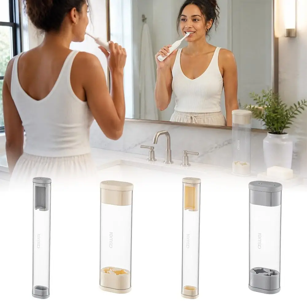 New Silicone Travel Toothbrush Case Dustproof Portable Toothbrush Storage Box Standard Toothbrush Case Business Trips