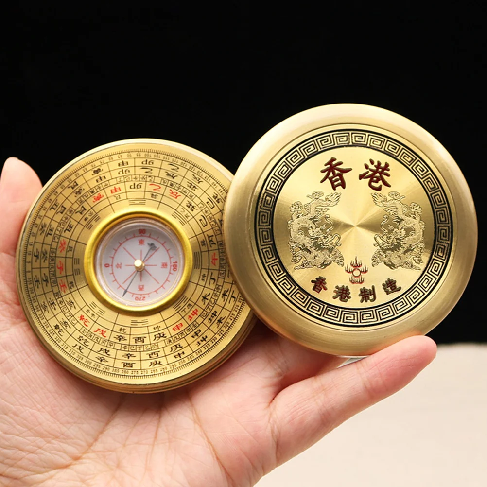 Feng Shui Centerpiece Compass Experiment Brass Geology Demonstrator Marine Vintage Decor