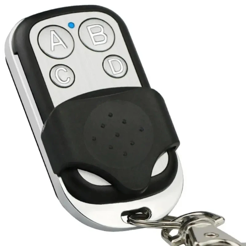 1/2/3/4/5/6pcs 433MHz 4Button ABCD Remote Control Metal Push Button Transmitter Universal 4 Buttons Garage Door Opener Remote