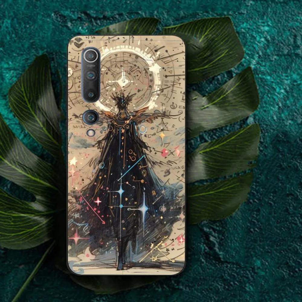 جراب هاتف منحوت فتاة قوطية ، جراب كلاسيكي لـ Redmi Note 4X5 A 6 7 8 T 9 9S 10 11S 11Epro Poco M3 Pro