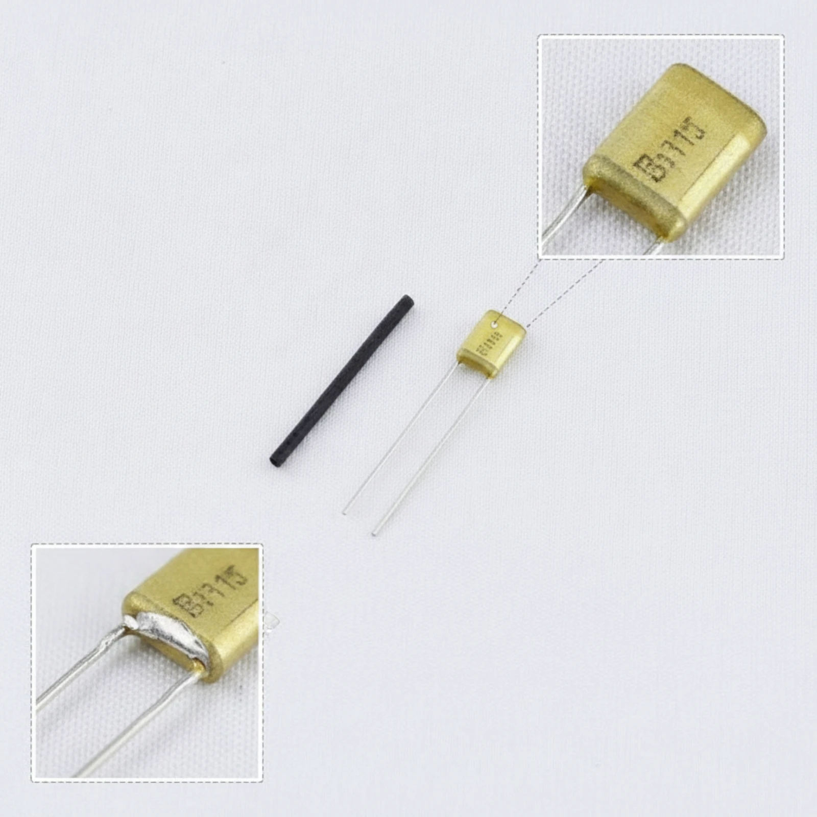 Guitar Treble Bleed Capacitor Clean Harmonic Content Treble Bleed Capacitor Electronic Component Upgrade Compact for Guitarists