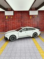 1:24 Mercedes GT63 AMG Sports car Simulation Diecast Metal Alloy Model car Sound Light Pull Back Collection Kids Toy Gift