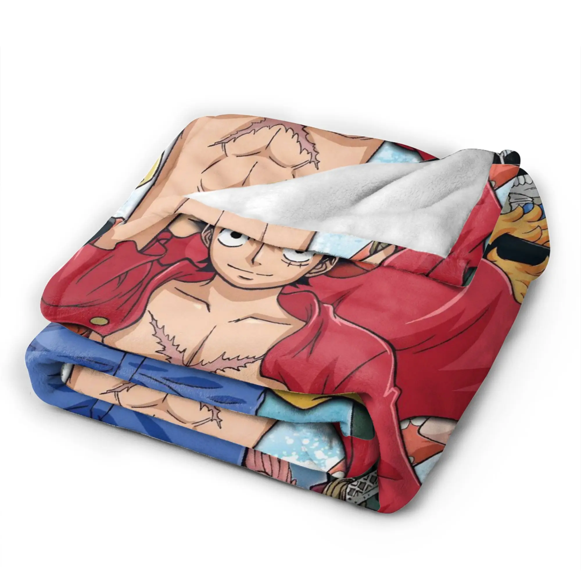 بطانية لوفي أنيمي لوفي زورو سانجي بطانية رمي دافئة مبتكرة لمفرش السرير طوال الموسم، #5