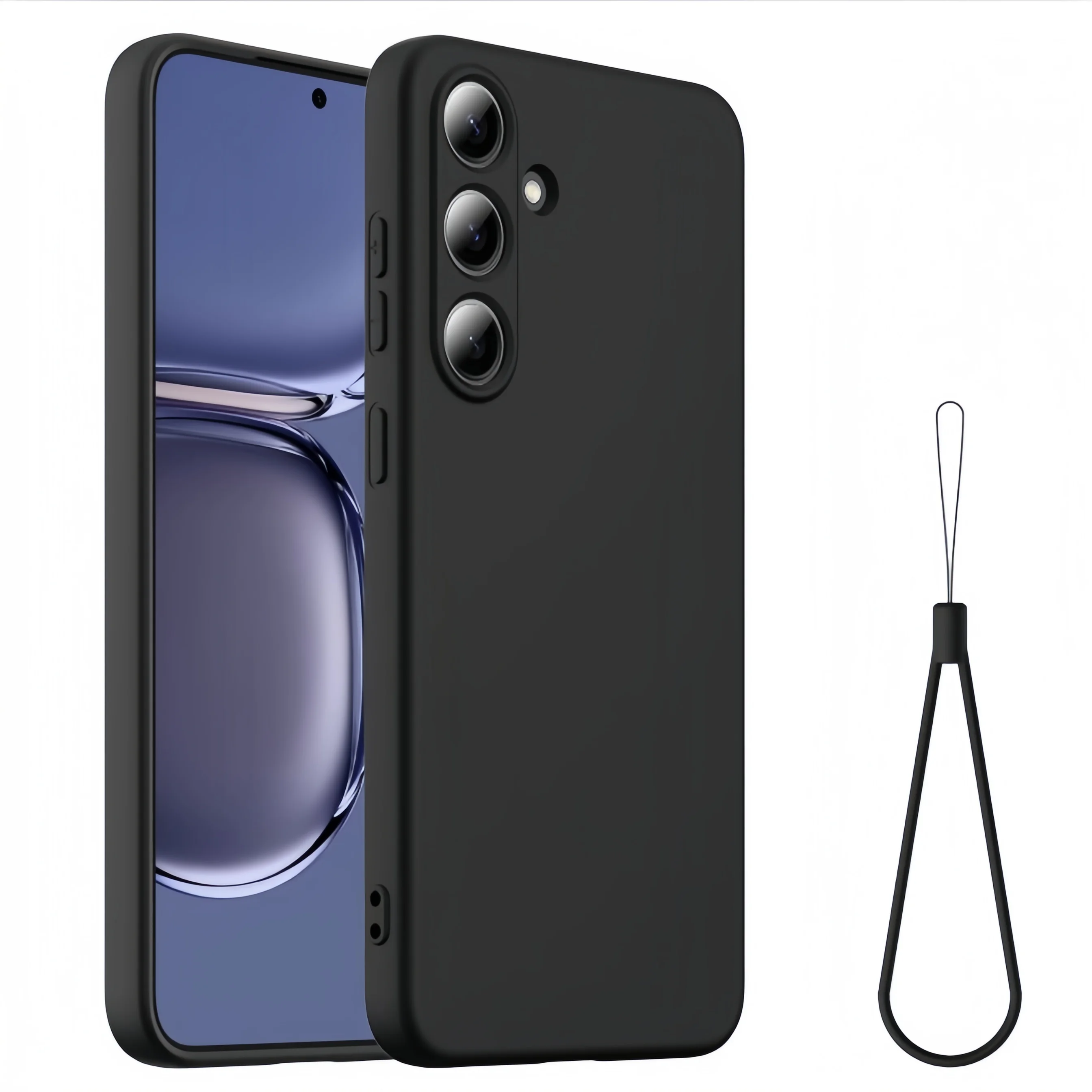 Fashion Solid Colour Shockproof Protective Liquid Silicone Phone Case For Samsung Galaxy S25FE/S25/S25+/S24FE