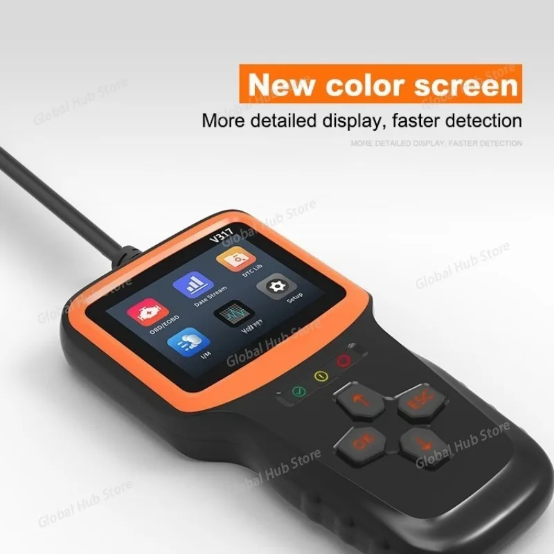 Newest V317 Scanner Auto Engine System Diagnostic Automotive DTC Lookup Code Reader Car Diagnostic Tool