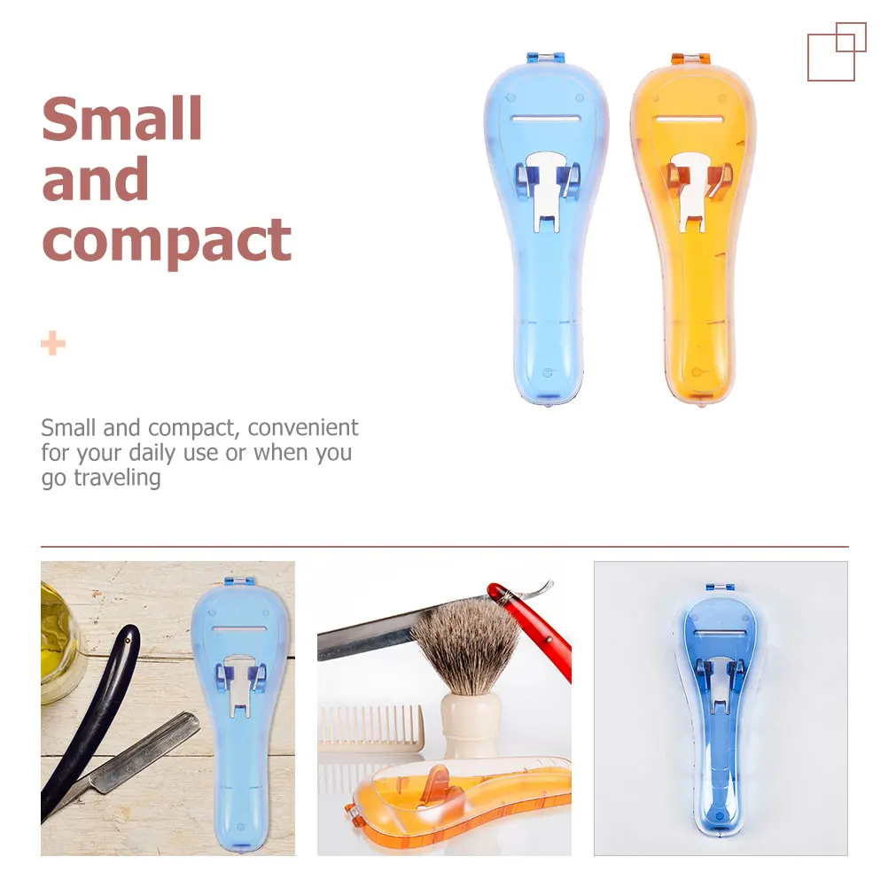 

2Pcs Razor Protection Box Electric Shaver Case Durable PC Material Lightweight Travel Compact Storage Safety Holder