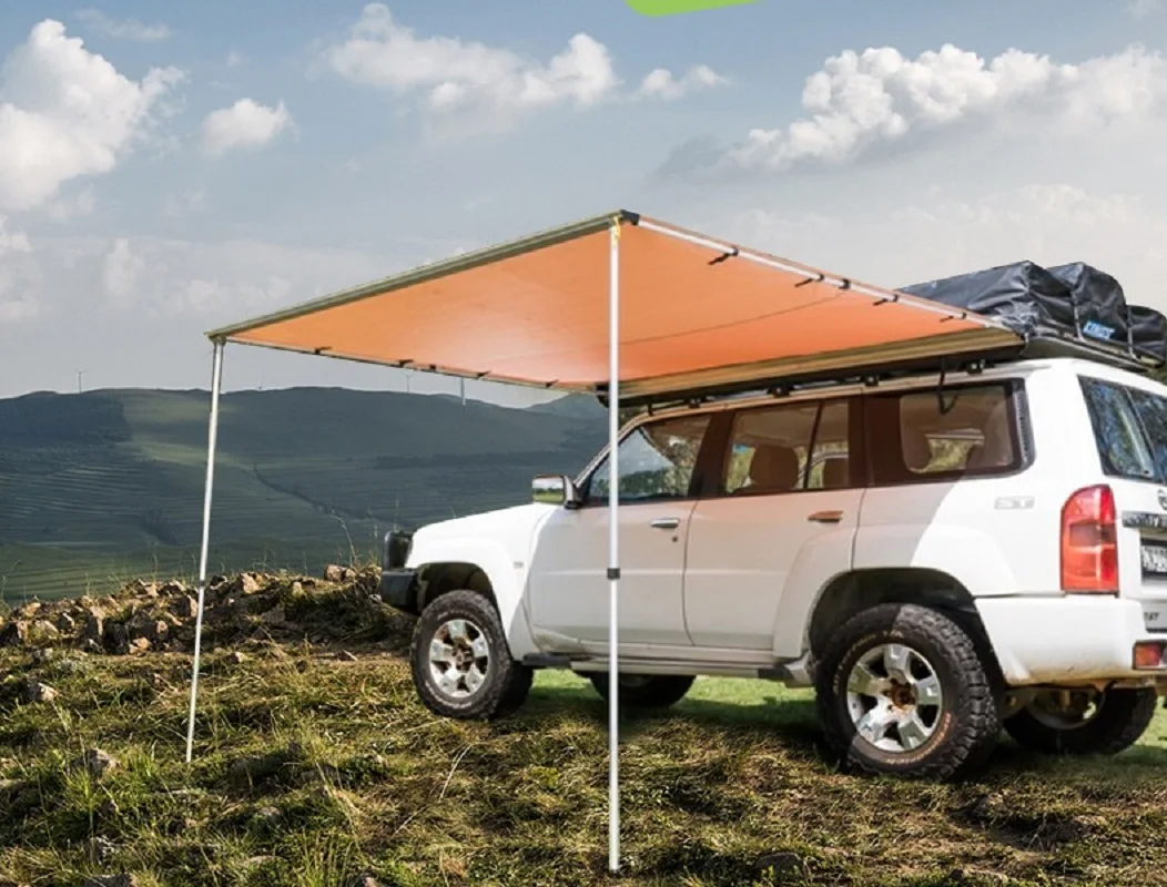 Car Side Canopy Hjumping Outdoor Shelters  Camping   Portable Foldable Hiking Shade  Aluminum Alloy 3-4 People Beach Umbrella