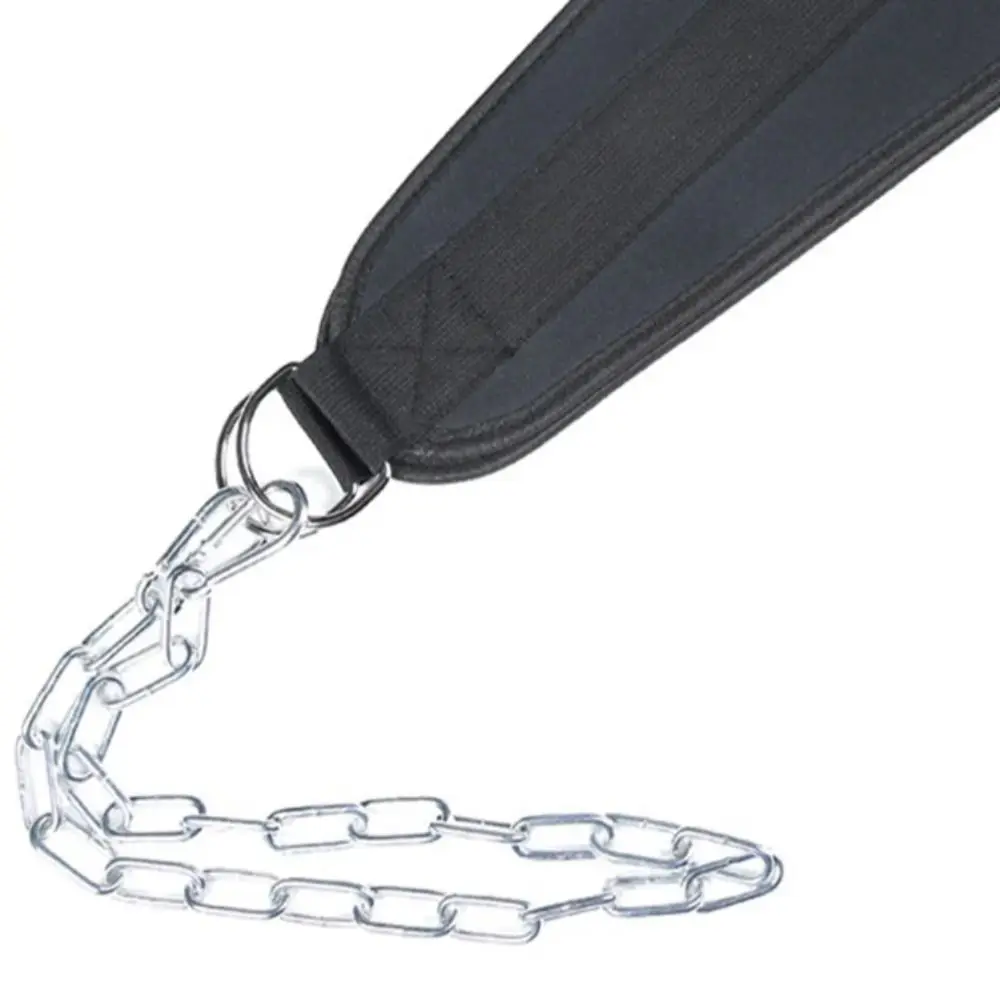 Cinto de mergulho com corrente pull-up cinto de treino equipamentos de fitness cinto de levantamento de peso cinto de cintura pull ups