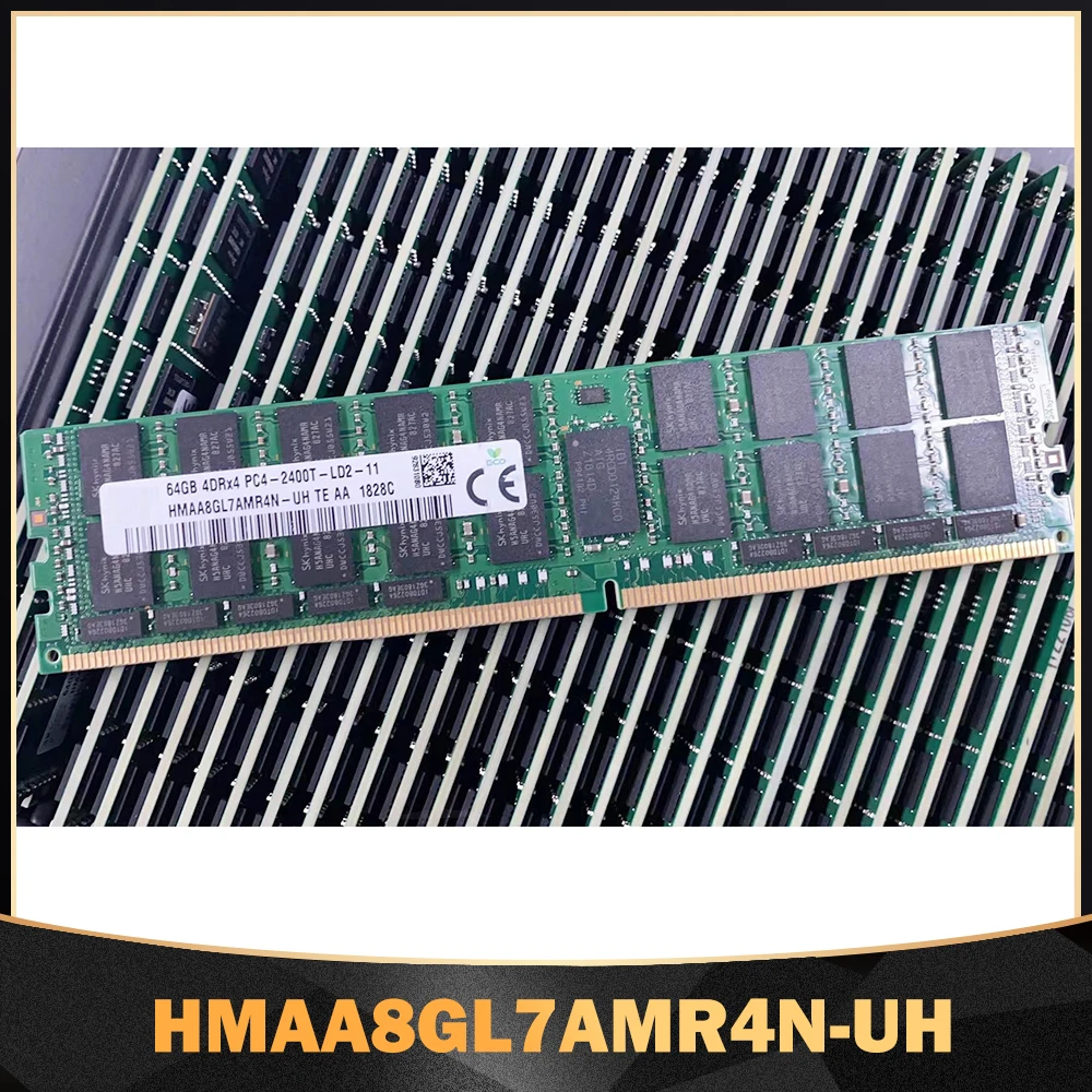 1PCS RAM 64G 64GB 4DRX4 PC4-2400T For SK Hynix Memory HMAA8GL7AMR4N-UH