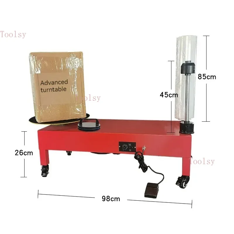 

220V 110V Electric PE Winding Film Packaging Machine Vertical PE Stretch Film Baler Express Logistics Carton Automatic Wrapping