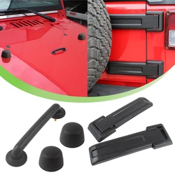 Rubber Hood Stop Support Bonnet Bumper Rest Tailgate Spare Tire Holder Hinge for Jeep JK Wrangler 2007-2017 Exterior Accessories