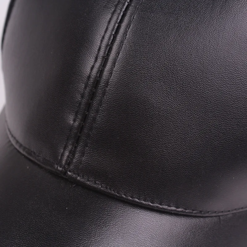 2024 جديد النساء الرجال قبعة بولي Leather قبعة بيسبول جلدية قناع ضوء مجلس الصلبة الرجال قبعة بتصميم هيب هوب في الهواء الطلق قبعة الشمس قبعات رياضية قابلة للتعديل