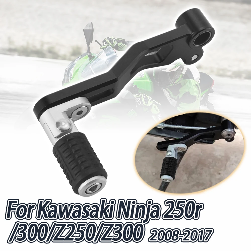 Gear Shift Lever For KAWASAKI NINJA 250R 300 EX250R Z250 Z300 Z 250 300 2008-2018 Motorcycle Accessories Shifter Pedal Toe Pegs