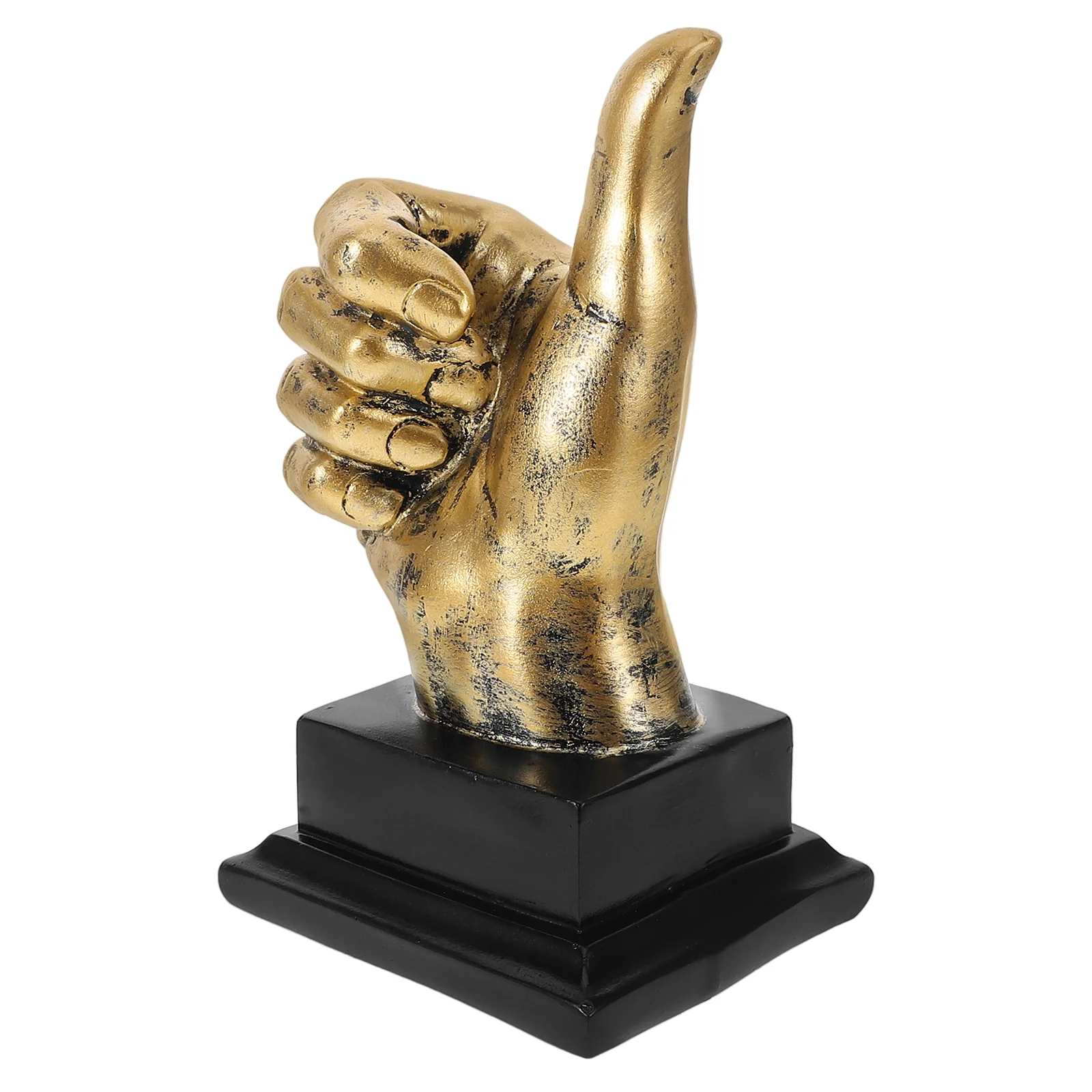 

Gesture Model Trophy Decor Finger Award Celebration Crafts Thumb Up Resin Trophies Decorative