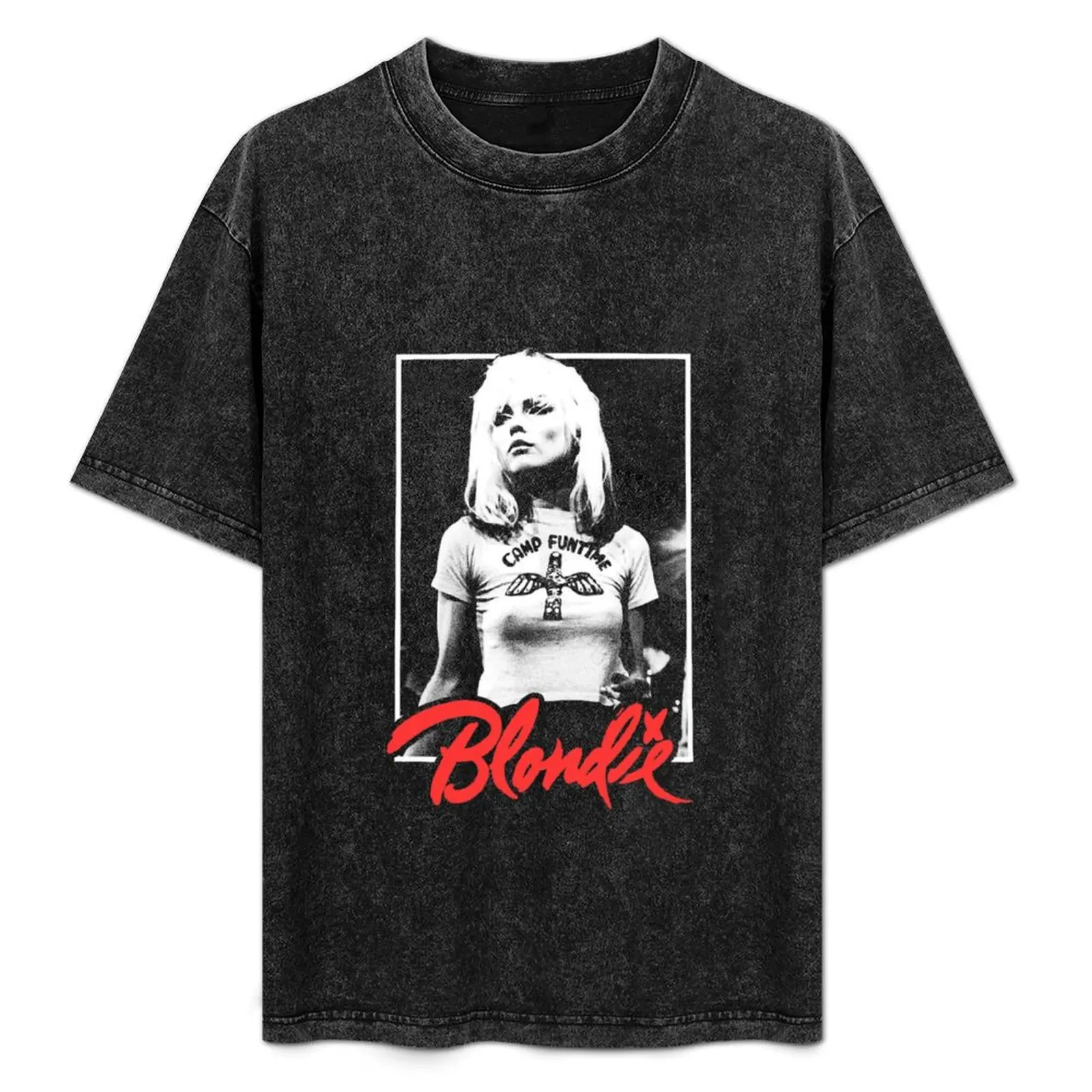 

Blonde T-Shirt Basic Crew Neck Short Sleeve Top