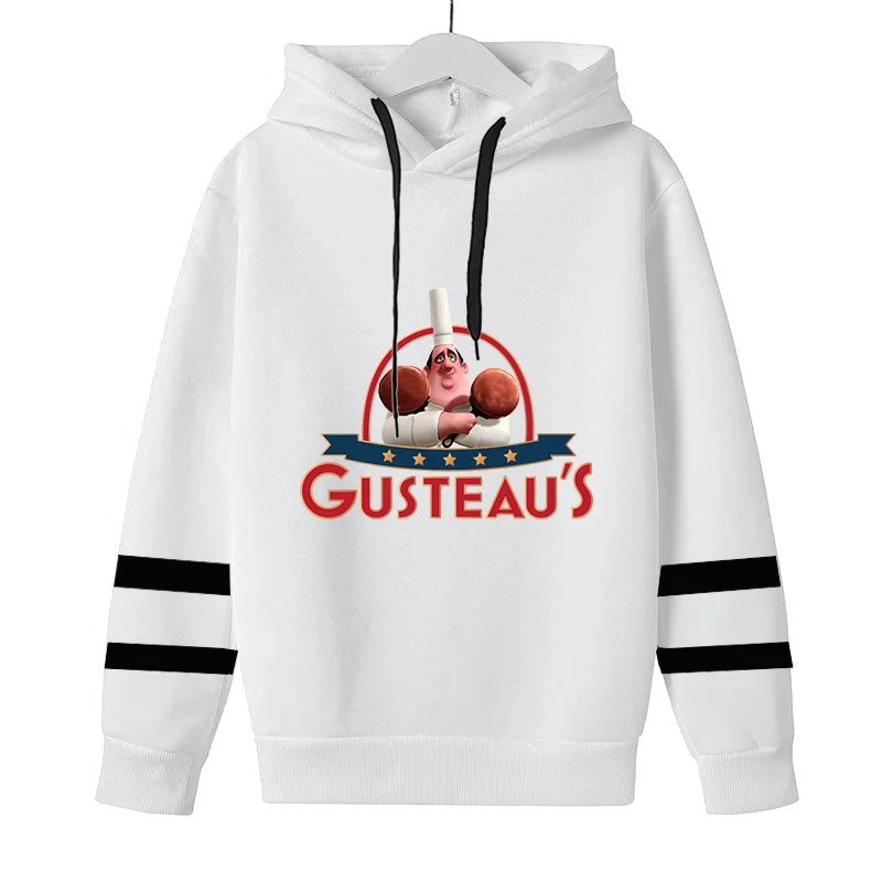 Cartoon Ratatouille Hoodie Harajuku Funny Graphic Streetwear Fashion Women Men Casual College Style Hoodie Sweatshirt