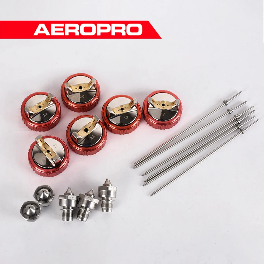 AEROPRO LVLP Air Spray Gun Nozzle A610 Nozzle For Paint Spray Gun 1.3 1.4 1.5 1.7 2.0 2.5mm Nozzle Spray Gun Accessories For Car