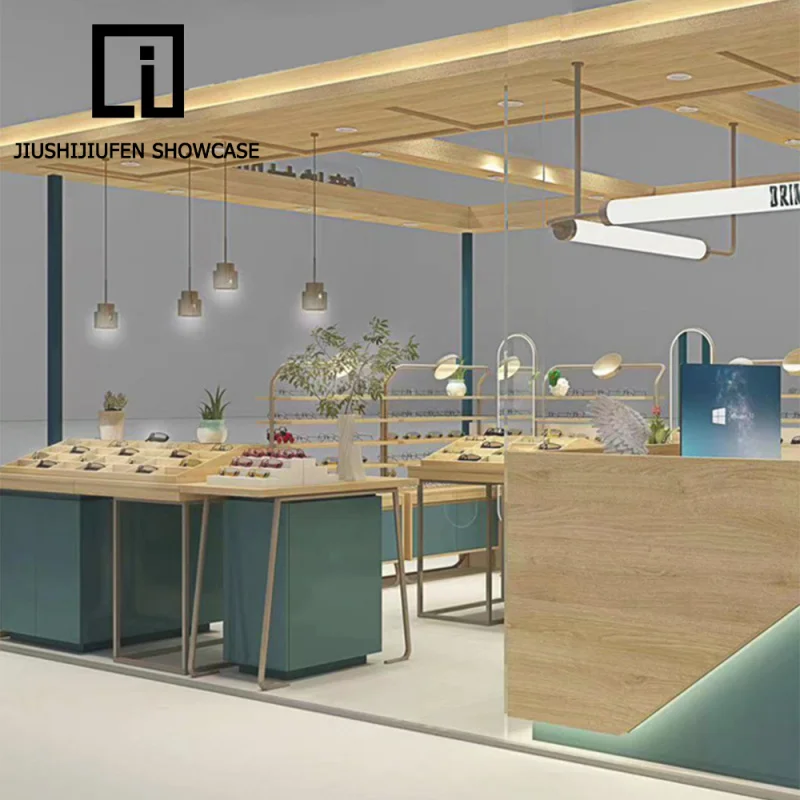 custom.Customized Premium Glasses Cabinet Modern Eyewear Display Racks Shopping Malls Optical Display