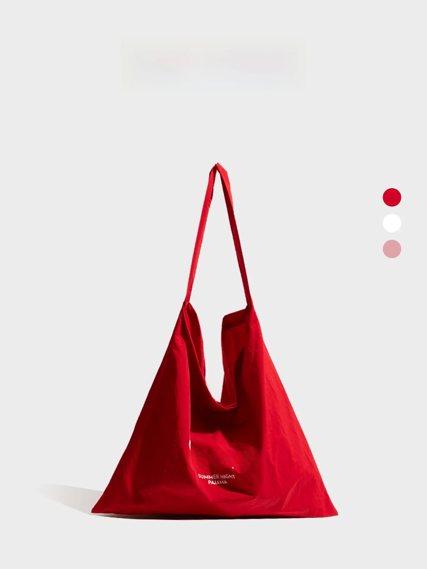 

Orange Girl Korean Style Ins Red Canvas Tote Bag Artistic Women's Large Capacity Lazy Style Single Shoulder Bag