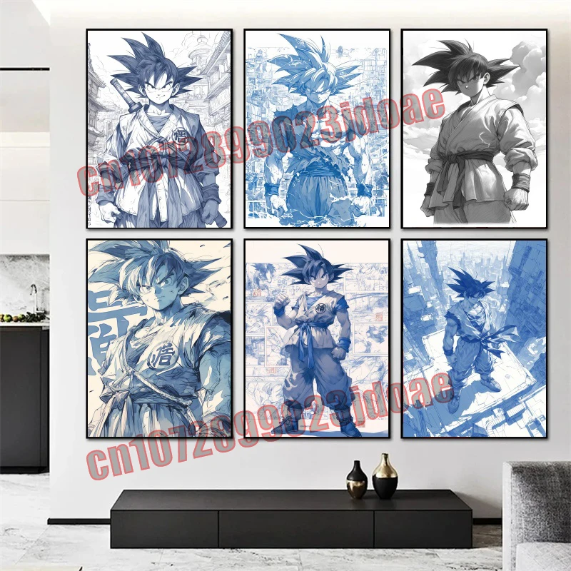 

Dragon Ball Anime Gokuvegeta HD Art Canvas Painting Frameless Home Decoration Birthday Gift Festival Party Background Wall Mural