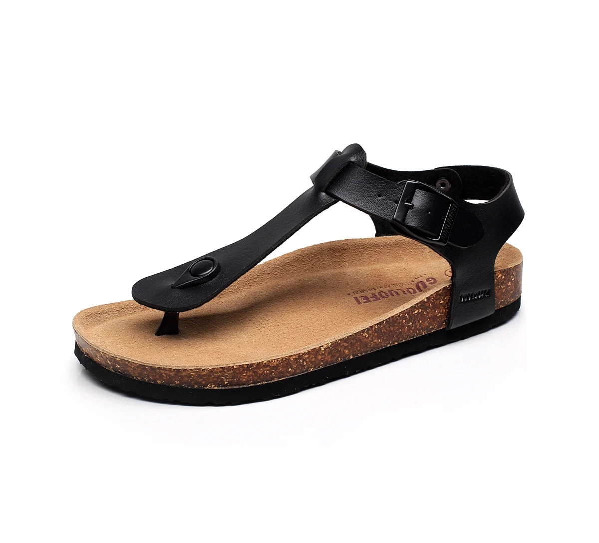 Image of Sommer Frauen Komfort Flip-Flop Sandalen Weiche Kork Sohlen Hausschuhe Reise Urlaub Strand Schuhe Neue Männer Sandalen