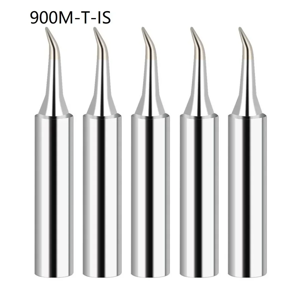 5Pcs Soldering Iron Pure Copper 900M Soldering Iron Head Set Inside Hot Bare Copper Electric Soldering Iron Tip IS/I/B/K/SK/2.4D