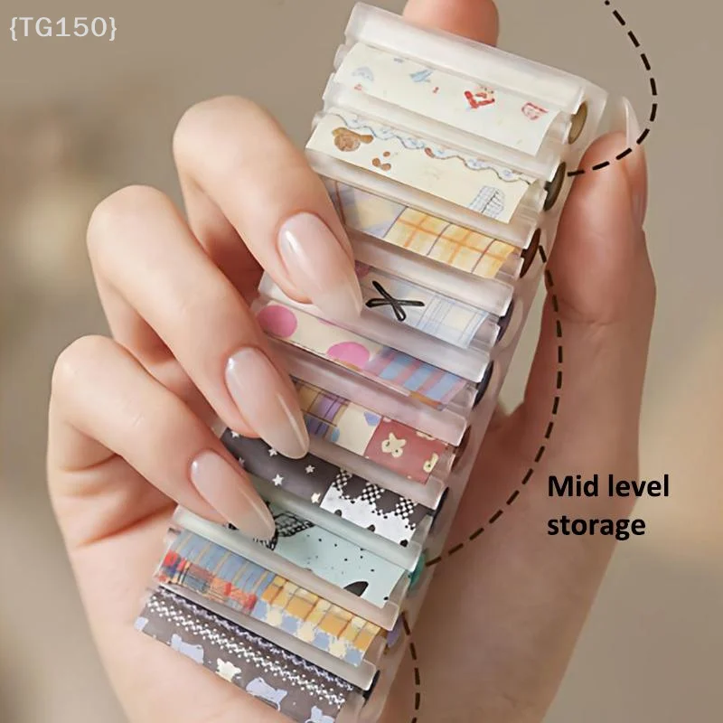 【TG150】10 Grids Nail Foil Roll - Nail Foil Transfer recension och pris