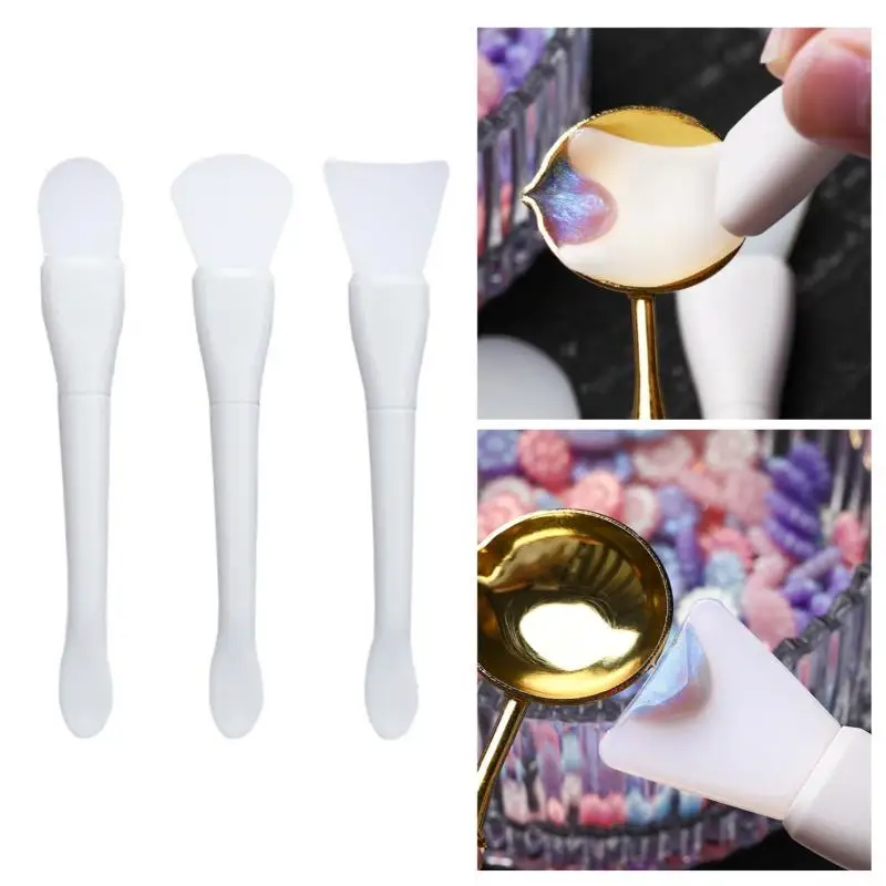1Pcs Wax Seal Silicone Wax Lacquer Epoxy Resin Mixing Cleaning Spoon Powder Dip Sealing Wax Making Tools Outdoor Tableware